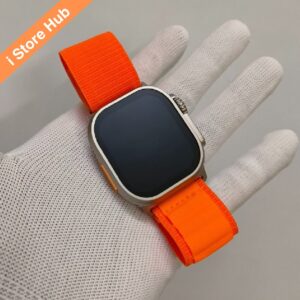 Premium Apple Watch Series 8 Ultra Titanium Case Edition 49mm With Orange Loop Strap